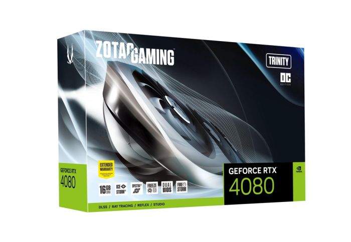 Відеокарта ZOTAC RTX 4080 16GB GDDR6 Trinity OC