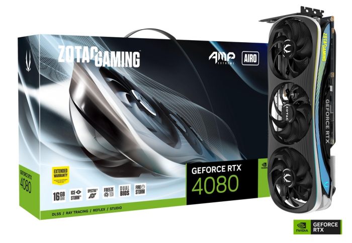 Відеокарта ZOTAC RTX 4080 16GB GDDR6X AMP Extreme AIRO