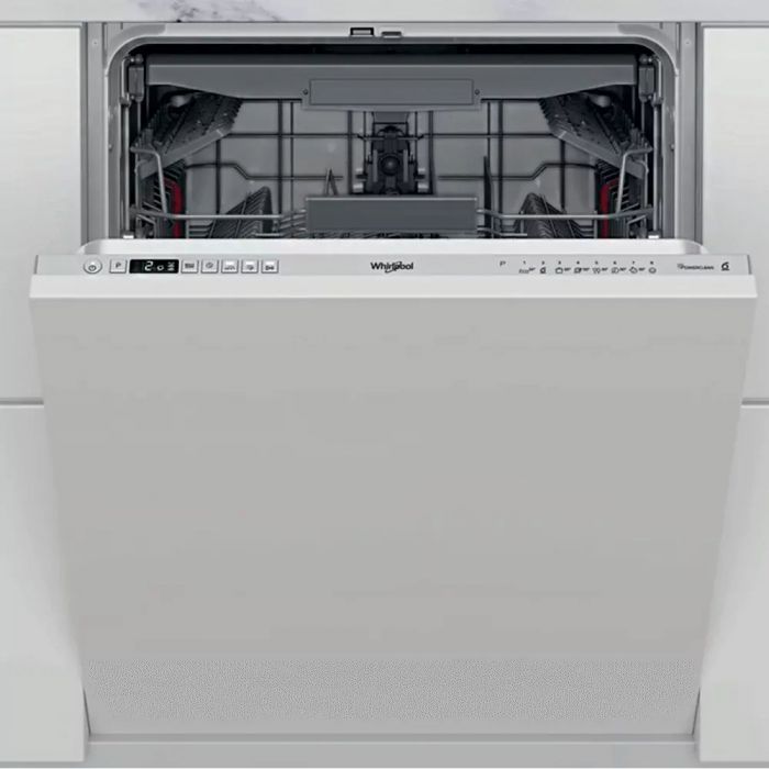 Посудомийна машина Whirlpool вбудовувана, 14компл., A+++, 60см, дисплей, 3й кошик, білий