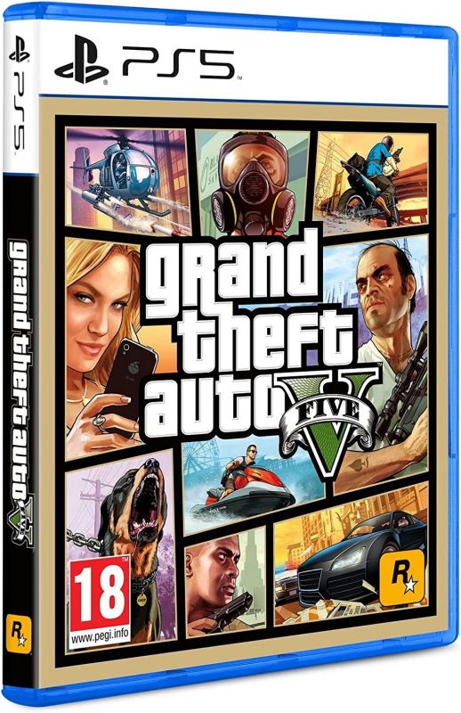 Гра консольна PS5 Grand Theft Auto V PS5, BD диск