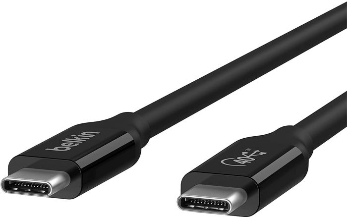 Кабель Belkin USB4 USB-C - USB-C, 40Gbps, 100W, 0.8м Black