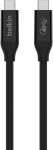 Кабель Belkin USB4 USB-C - USB-C, 40Gbps, 100W, 0.8м Black