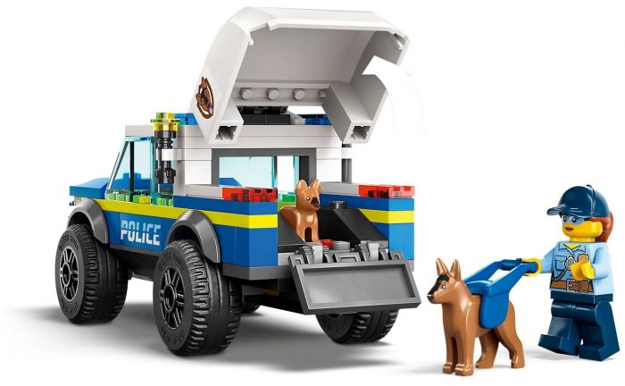 Конструктор LEGO City Мобільний майданчик для дресирування поліцейських собак