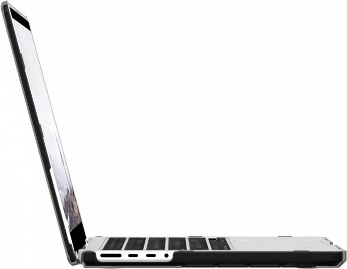 Чохол UAG [U] для Apple MacBook 14" 2021  Lucent, Black/Black