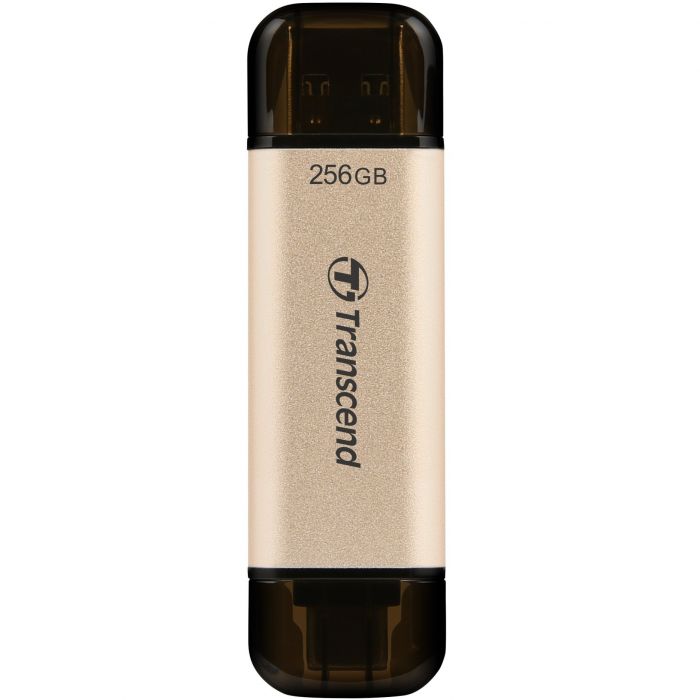 Накопичувач Transcend 256GB USB 3.2+Type-C JetFlash 930 Black R420/W400MB/s