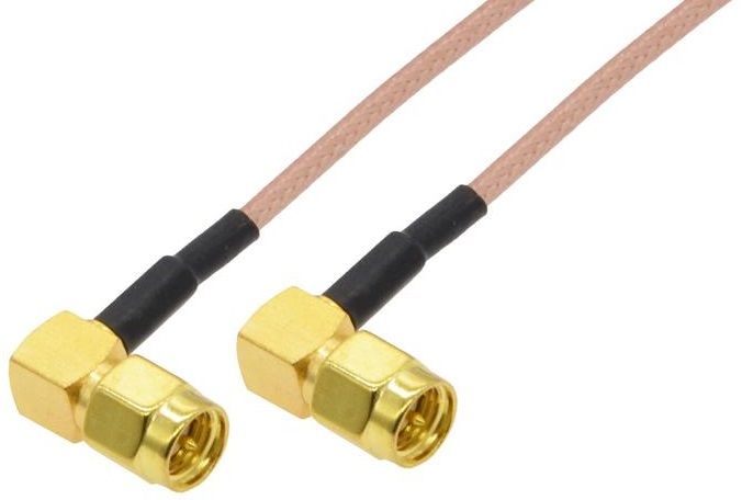 Антенний кабель 4Hawks RP-SMA to RP-SMA cable, R/A, black, H155, 5м, 1 шт