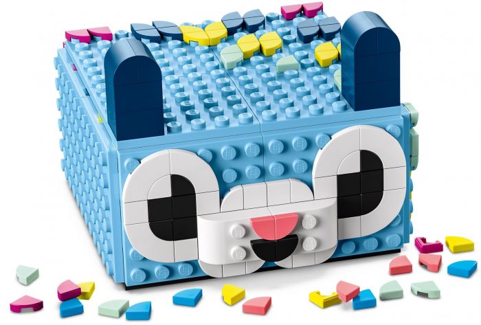 Конструктор LEGO DOTS Креативний ящик «Тварини»