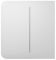 Кнопка бічна для двоклавішного вимикача Ajax SideButton 2-gang for LightSwitch Jeweler, бездротовий, білий