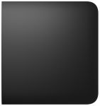 Кнопка бічна для одноклавішного вимикача прохідного типу Ajax SideButton 1-gang 2-way for LightSwitch Jeweler, бездротовий, чорний