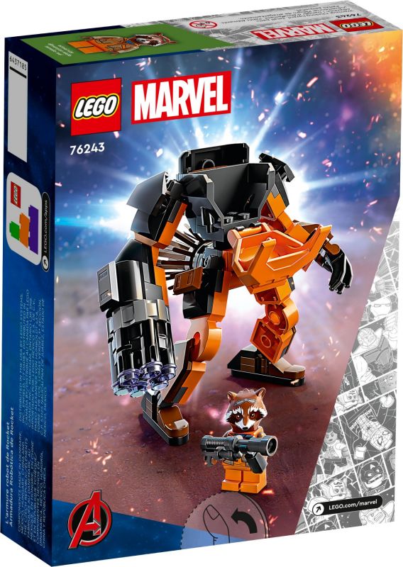 Конструктор LEGO Super Heroes Робоброня Єнота Ракети
