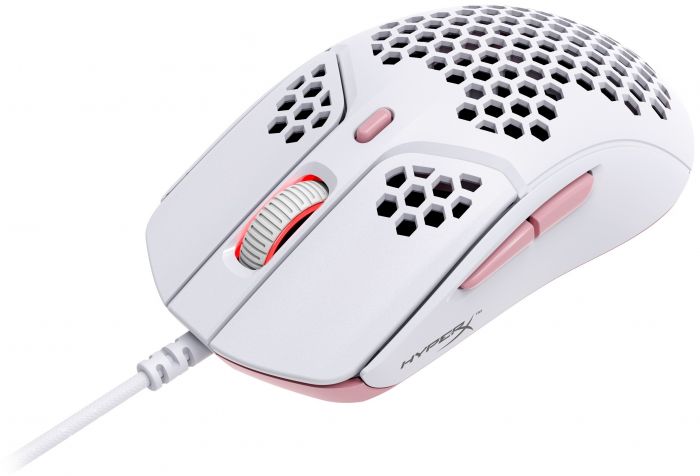 Миша HyperX Pulsefire Haste USB, White/Pink