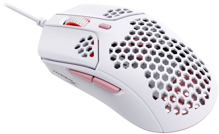 Миша HyperX Pulsefire Haste USB, White/Pink