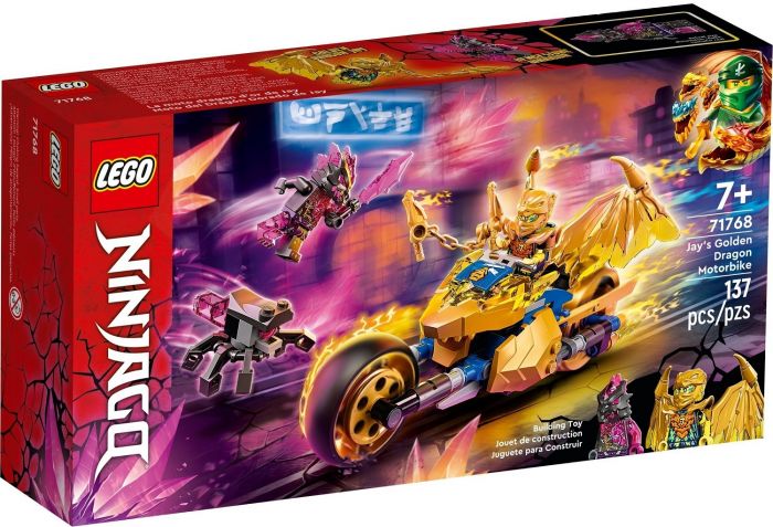 Конструктор LEGO Ninjago Мотоцикл золотого дракона Джея