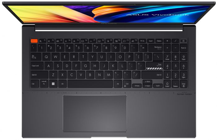 Ноутбук ASUS Vivobook S M3502QA-BQ218 15.6FHD IPS/AMD R5-5600H/8/256F/int/noOS/Black