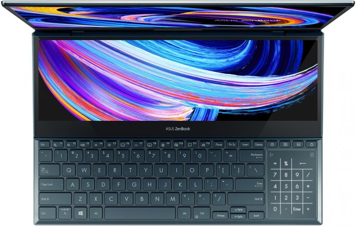 Ноутбук ASUS Zenbook Pro Duo UX582ZM-KY083W 15.6FHD Touch OLED/Intel i7-12700H/32/1024F/NVD3060-6/W11/Blue