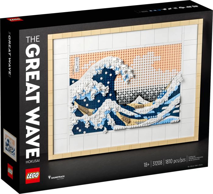 Конструктор LEGO ART Хокусай, «Велика хвиля»