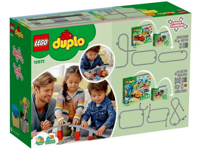 Конструктор LEGO DUPLO Залізничний міст і рейки