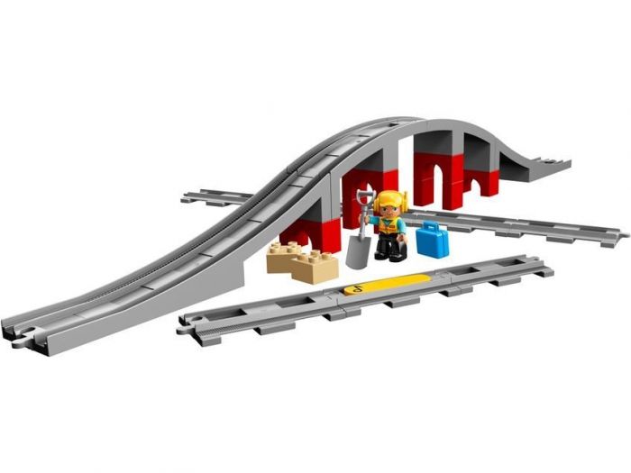 Конструктор LEGO DUPLO Залізничний міст і рейки