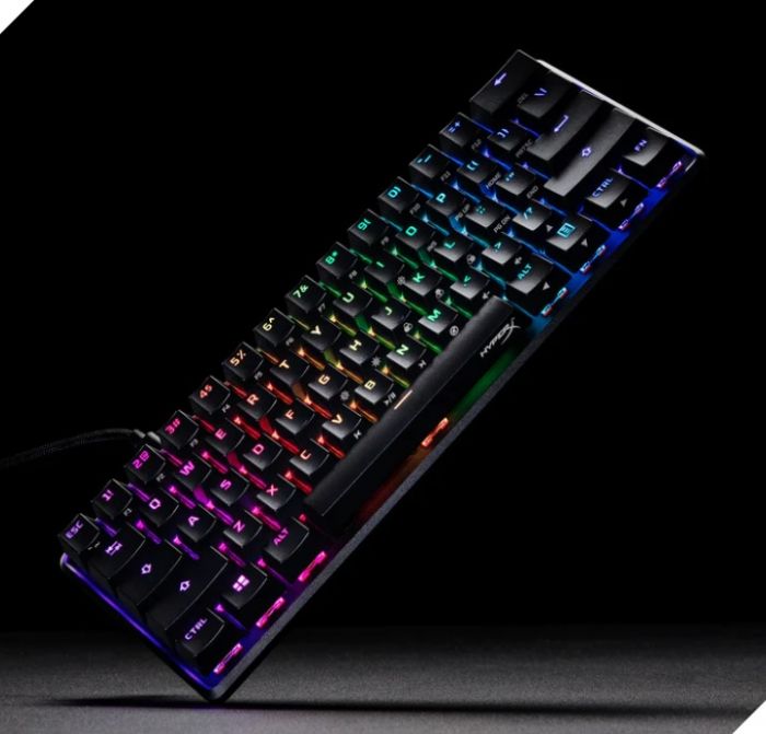 Клавіатура HyperX Alloy Origin 60 Red USB RGB ENG/RU Black