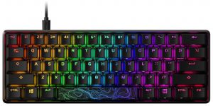Клавіатура HyperX Alloy Origin 60 Red USB RGB ENG/RU Black