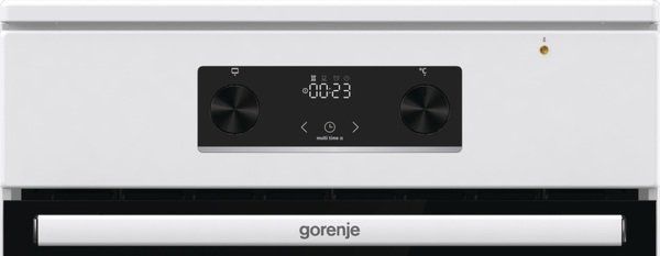 Плита Gorenje GEIT5C60WPG електрична індукційна, 70л, 50x60см, дисплей, програматор IconLed, поєднання конфорок, білий