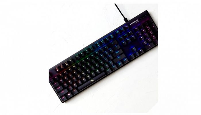 Клавіатура HyperX Alloy Origins Red USB RGB PBT ENG/RU, Black