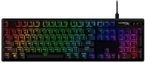 Клавіатура HyperX Alloy Origins Red USB RGB PBT ENG/RU, Black