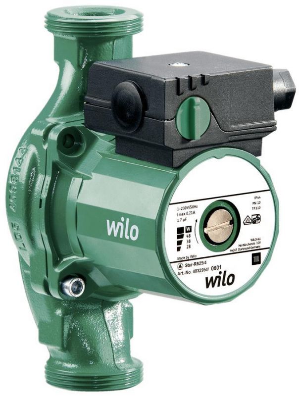 Насос циркуляційний Wilo Star-RS 30/2, 2", 10 бар, 180 мм, 45 Вт, 230V