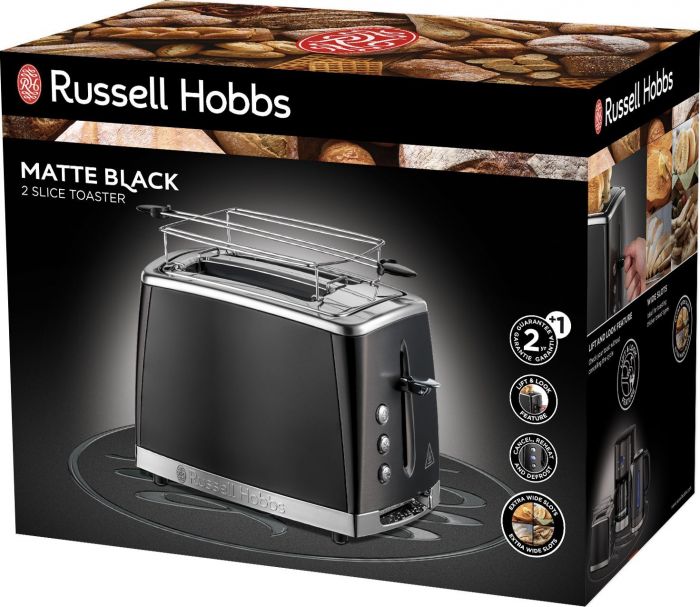 Тостер Russell Hobbs 26150-56 2 Slice Toaster Matte Black
