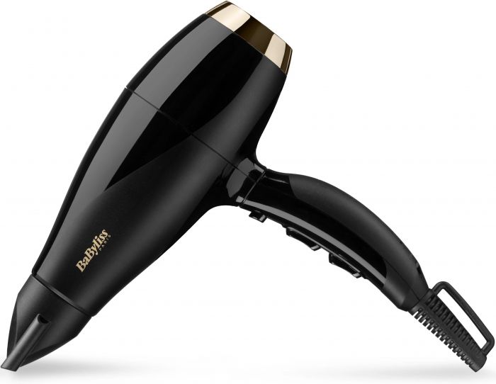 Фен Babyliss, 6714E, 2300Вт, 2 концентратори, чорний