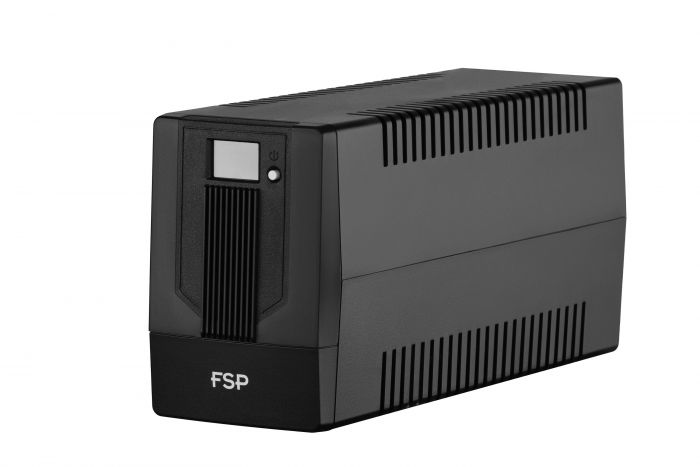 Джерело безперебійного живлення FSP iFP800, 800VA/480W, LCD, USB, 2xSchuko