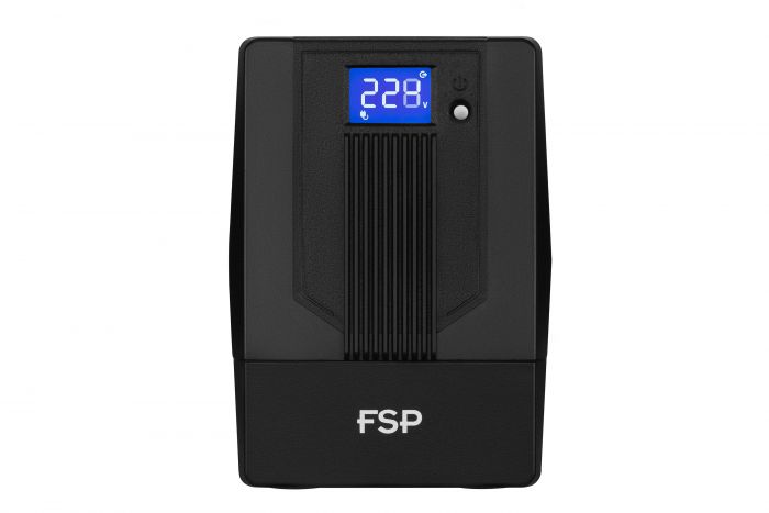 Джерело безперебійного живлення FSP iFP650, 650VA/360W, LCD, USB, 2xSchuko