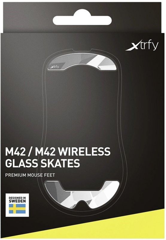 Скляні глайди для миші Xtrfy M42/M42 WL Litus White