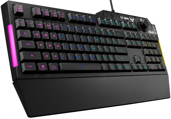 Клавіатура ASUS TUF Gaming K1 RGB 104key USB UA Black