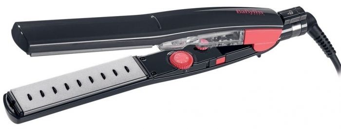 Випрямляч для волосся з функцією пари Babyliss, ST293PE, 58 Вт, чорний