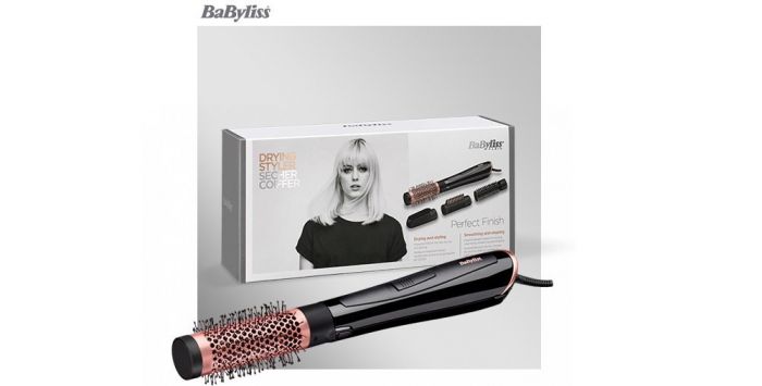 Фен-щітка Babyliss, AS126E, 1000 Вт, 4 насадки, чорний