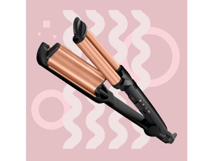 Щипці гофре Babyliss W2447E, 85 Вт, чорний