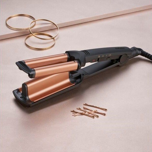 Щипці гофре Babyliss W2447E, 85 Вт, чорний