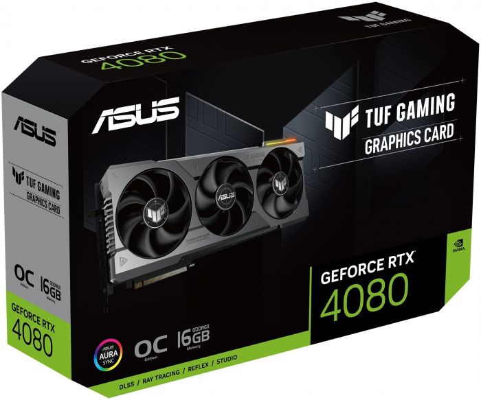 Відеокарта ASUS GeForce RTX 4080 16GB GDDR6X TUF GAMING OC TUF-RTX4080-O16G-GAMING