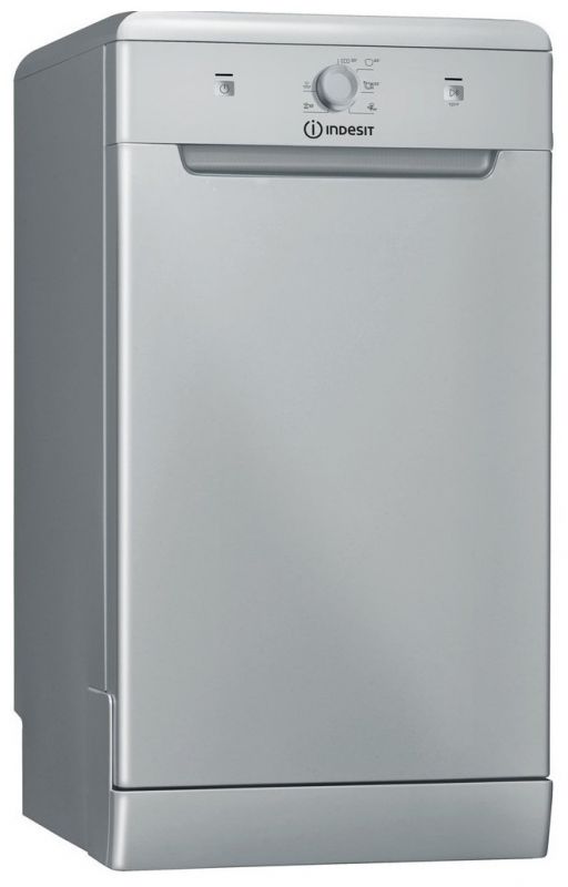 Посудомийна машина Indesit, 10компл., A+, 45см, сріблястий