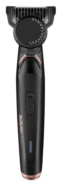 Тример для стрижки Babyliss, T885E, бороди, 1 насадка,  футляр, чорний