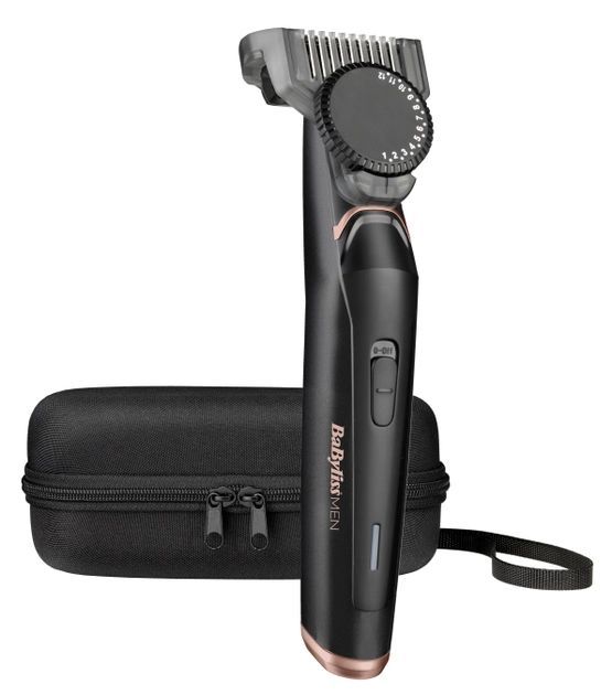 Тример для стрижки Babyliss, T885E, бороди, 1 насадка,  футляр, чорний