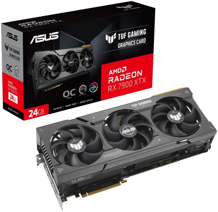 Вiдеокарта ASUS Radeon RX 7900 XTX 24GB GDDR6 TUF OC TUF-RX7900XTX-O24G-GAMING