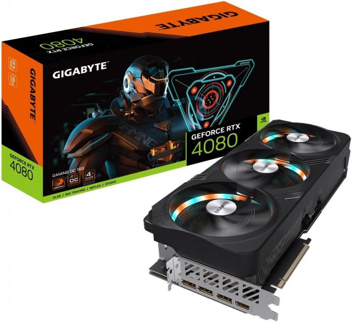 Відеокарта GIGABYTE GeForce RTX 4080 16GB GDDR6X GAMING OC