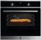 Духова шафа Electrolux електрична, 57л, A, дисплей, конвекція, телескопічні напрямні, чорний + нерж