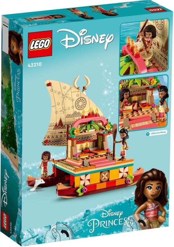 Конструктор LEGO Disney Princess Пошуковий човен Ваяни
