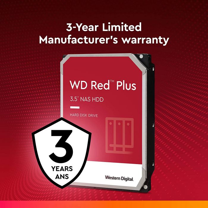Жорсткий диск WD  8TB 3.5" 5640 128MB SATA Red Plus NAS