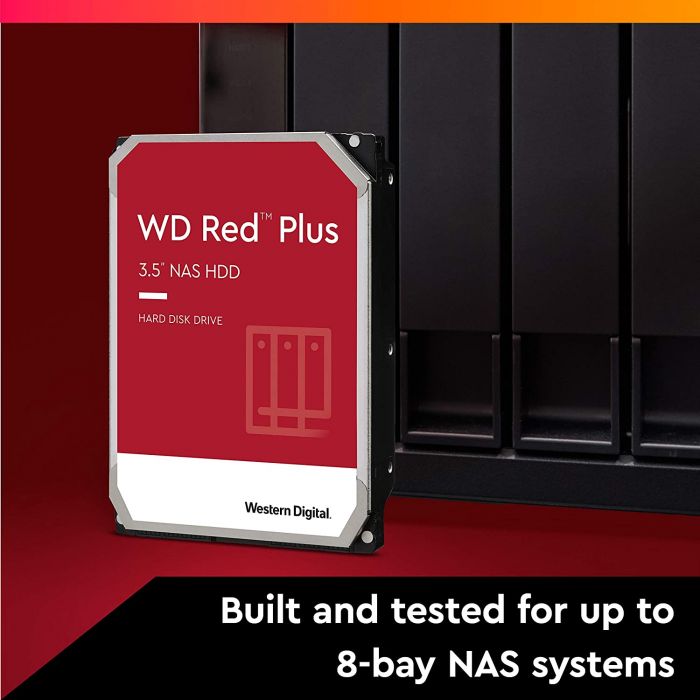 Жорсткий диск WD  8TB 3.5" 5640 128MB SATA Red Plus NAS