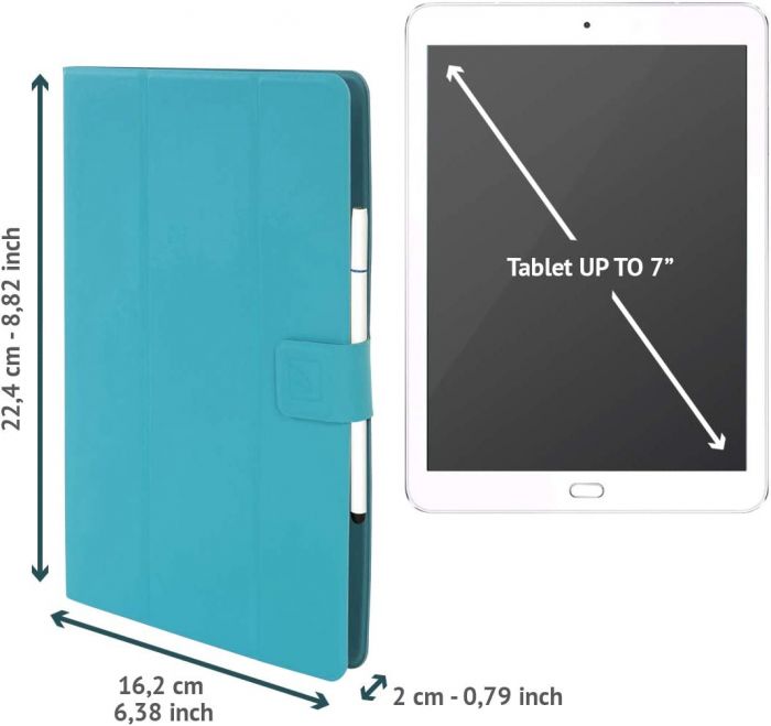 Чохол Tucano Facile Plus Universal для планшетів 7-8", блакитний