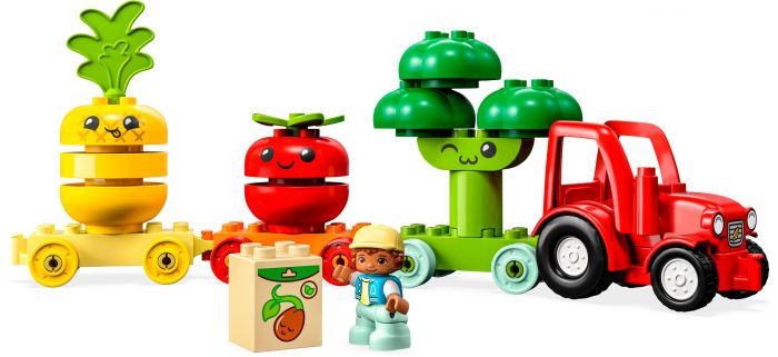 Конструктор LEGO DUPLO My First Трактор для вирощування фруктів та овочів